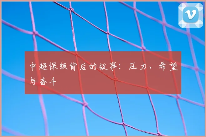 中超保级背后的故事:压力、希望与奋斗