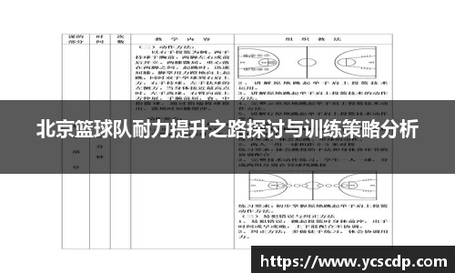 北京篮球队耐力提升之路探讨与训练策略分析